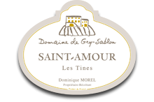 Saint-amour - Cuvée « Les Tines »Haute Valeur Environnementale Médaille d'Argent Grands Vins du Beaujolais